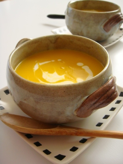 Ｗでホクホク♪かぼちゃとさつま芋のスープの写真