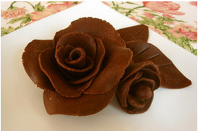 デコレーション*チョコレートのバラ*薔薇