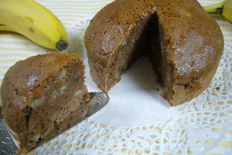 バター無し 低カロリーチョコバナナケーキ レシピ 作り方 By Youka クックパッド