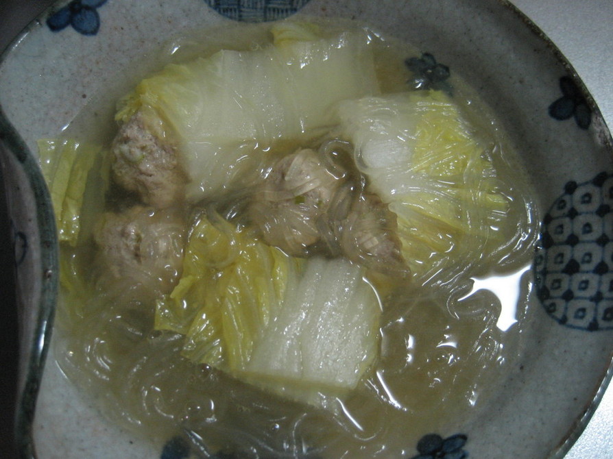体があったまる☆冬の定番！肉団子スープの画像