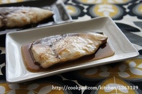 こってりふわふわ☆ブリの照り焼き