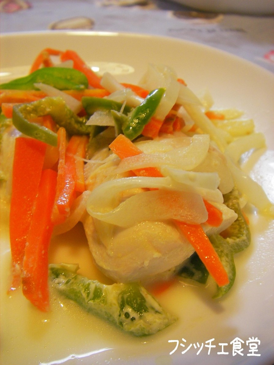 野菜たっぷり✿鶏のマヨ味噌蒸しの画像