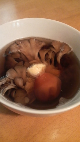 創味シャンタン♡簡単❤ダイエット✿舞茸汁