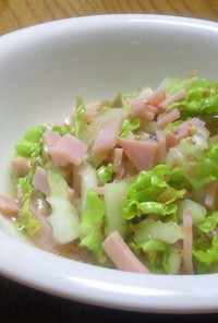 簡単☆シャキシャキ白菜サラダ～中華風