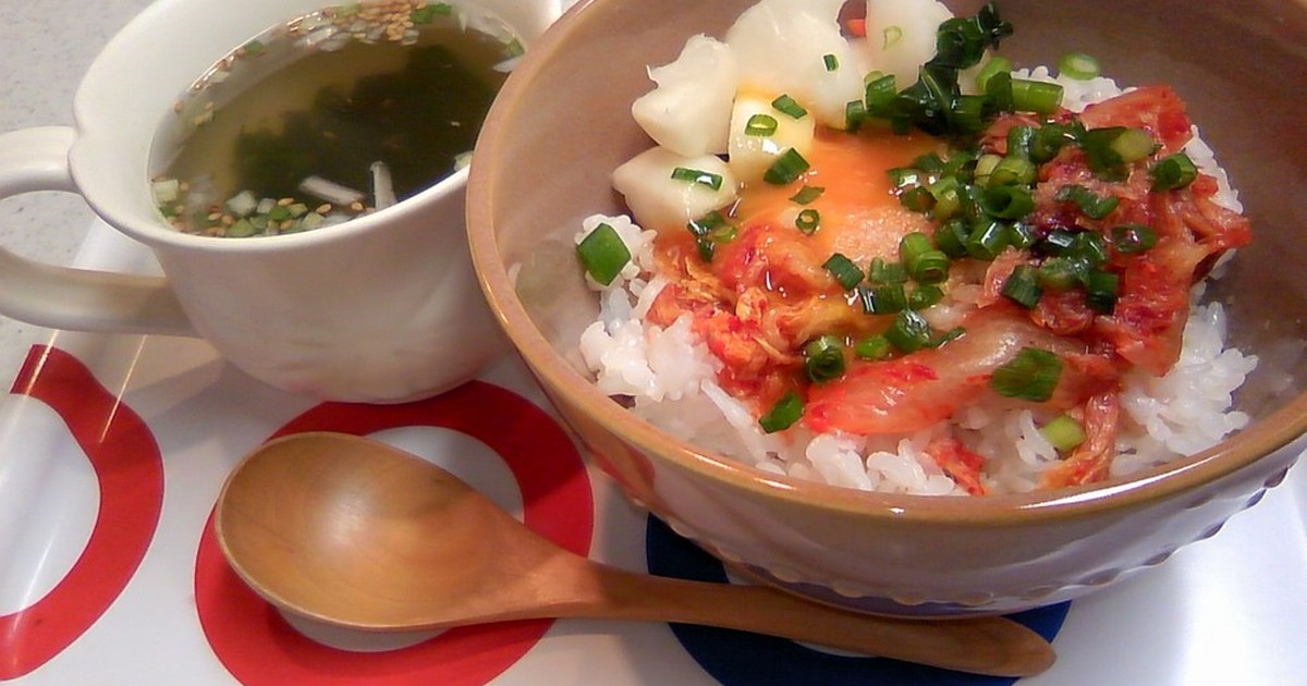 簡単晩御飯☆卵かけご飯（キム玉ごはん） by kiyoshiko 【クックパッド】 簡単おいしいみんなのレシピが298万品