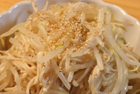 もやしとエノキの和え物