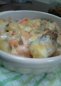 鮭マヨと舞茸ポテト