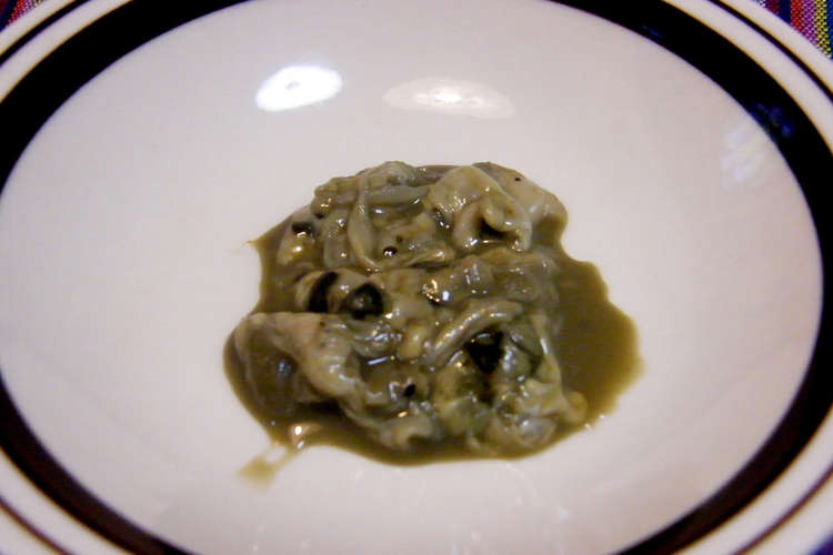 牡蠣の塩辛を食べたことあるひとーッ レシピ 作り方 By Daigaston クックパッド 簡単おいしいみんなのレシピが378万品