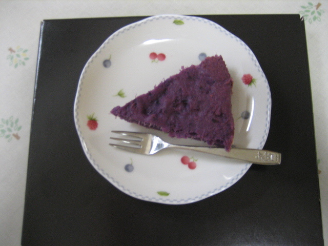 簡単☆紫イモのケーキの画像
