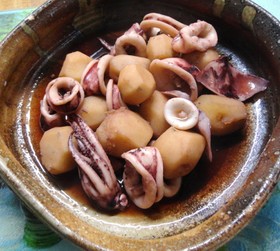 いかと里芋の煮物♪