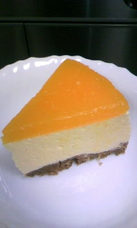 お豆腐入り♪ みかんのムースケーキ