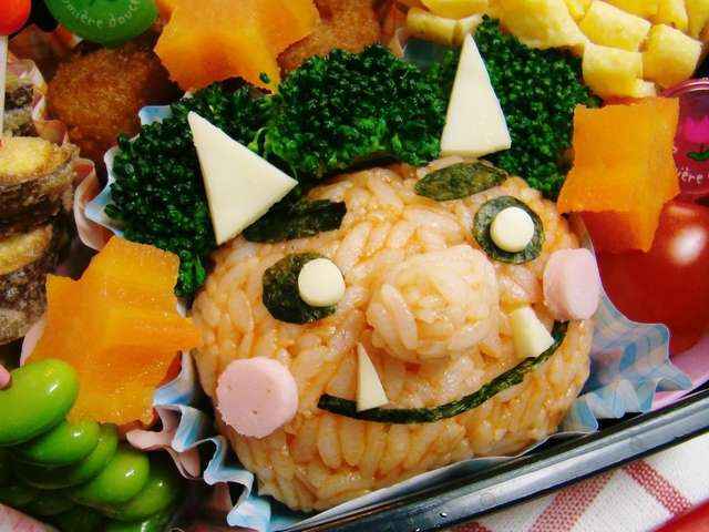 キャラ弁 節分 赤鬼さん弁当 レシピ 作り方 By Good Fortune