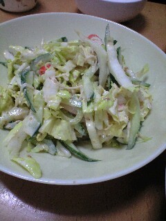 白菜サラダの画像