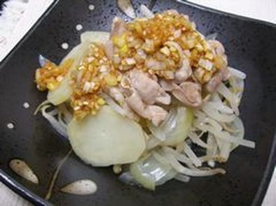 野菜たっぷりの蒸し鶏＋ネギ中華ダレの写真