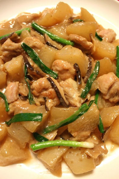 大根がたっぷり食べられる鶏と大根の中華煮の写真