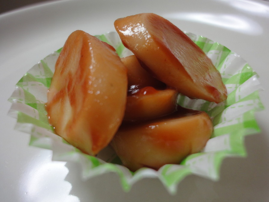 お弁当☆魚肉ソーセージのケチャップでチンの画像
