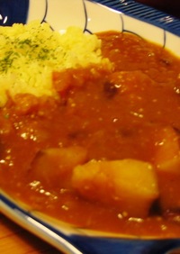 トマトとお芋とお豆でヘルシーカレー