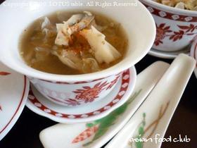白キクラゲと舞茸のスープ