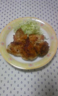 簡単鶏ムネ肉でしっとりサクッとパン粉焼き