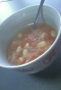 【ダイエット】トマトと大豆のスープ