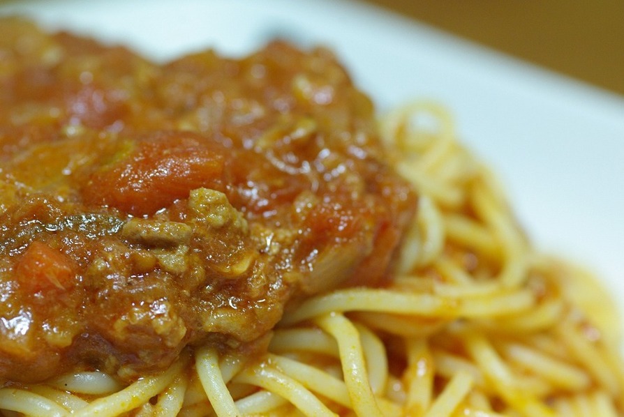パパの万能トマトソースでスパゲティの画像