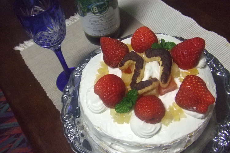 手作り 基本的な誕生日ケーキ レシピ 作り方 By ひゃっぱー クックパッド