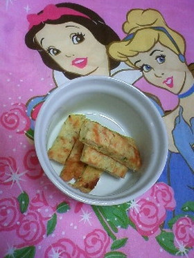 簡単楽チン離乳食手づかみでお好み焼き