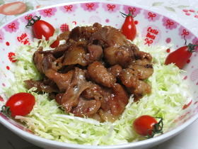 安い豚こま肉で5分料理☆照りマヨ焼き~♪