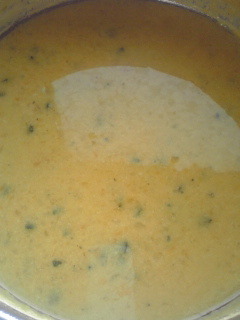 カボチャ＆さつま芋のスープの画像