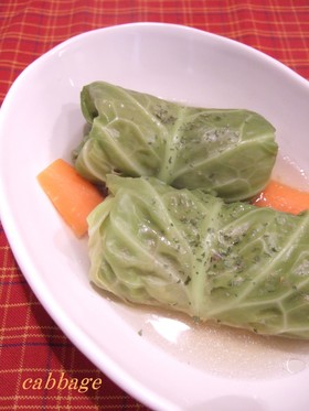 ロールキャベツ◎ウチの巻き方