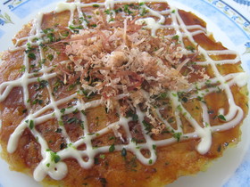 残りご飯でお好み焼き♪
