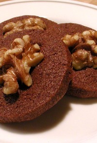 中力粉と調整ココアのココアクッキー