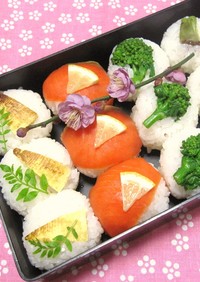 ひな祭り✿簡単！春の手毬寿司✿