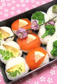 ひな祭り✿簡単！春の手毬寿司✿