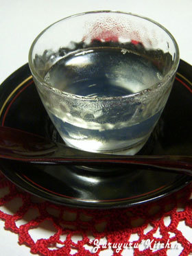 日本酒のゼリーの画像