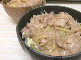 圧力鍋で簡単豚丼