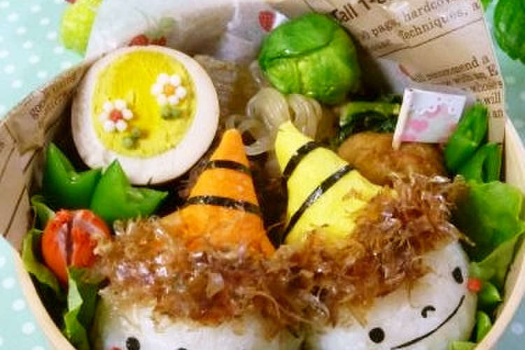 節分に 鬼っ子弁当 キャラ弁 レシピ 作り方 By フリフリmama クックパッド 簡単おいしいみんなのレシピが366万品