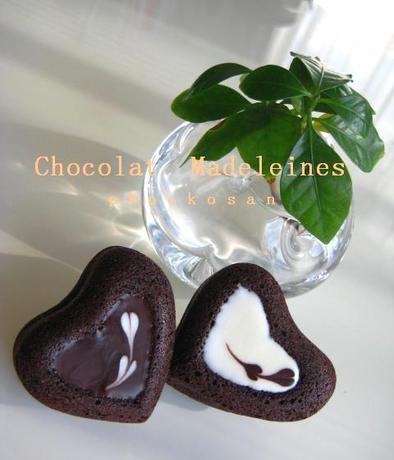 ガトーショコラ風チョコマドレーヌの写真