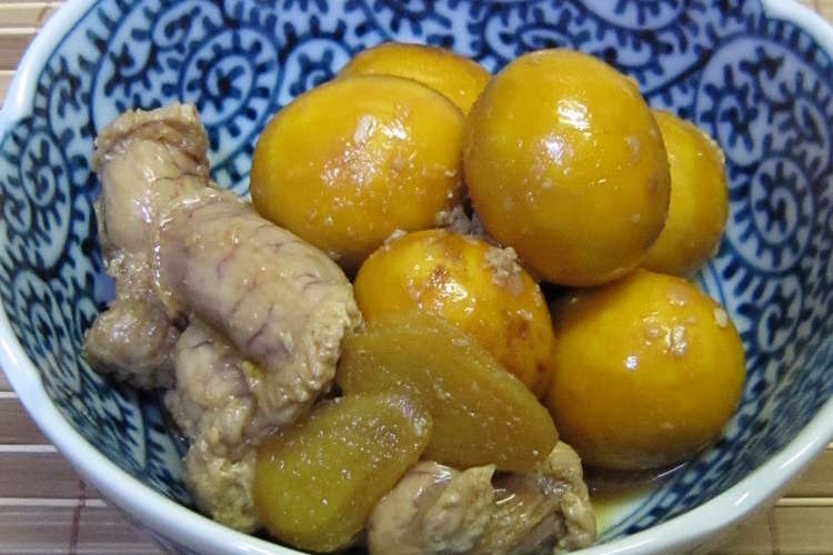 鶏のキンカン 玉ひも の煮込み レシピ 作り方 By けっちゃま クックパッド