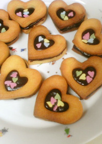 バレンタイン♡生チョコサンドクッキー