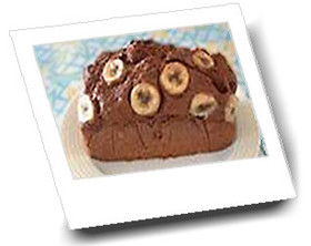 ホットケーキミックスで【チョコバナナケーキ♪】