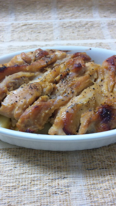 鶏肉の味噌漬けオーブン焼きの写真