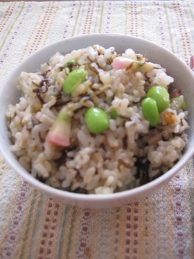 もずくの炊き込みご飯