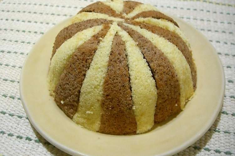 しましま チーズクリームのズコット レシピ 作り方 By Sora Sora クックパッド
