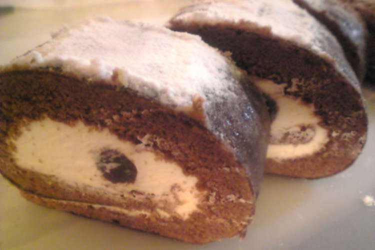 バレンタイン 生チョコロールケーキ レシピ 作り方 By Rosenkranz クックパッド 簡単おいしいみんなのレシピが350万品