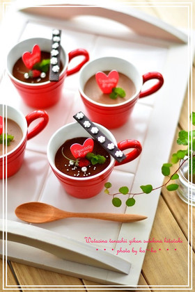 ❤バレンタインにチョコムース❤