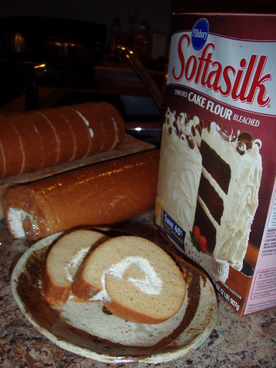 SoftaSilkで簡単ロールケーキの写真