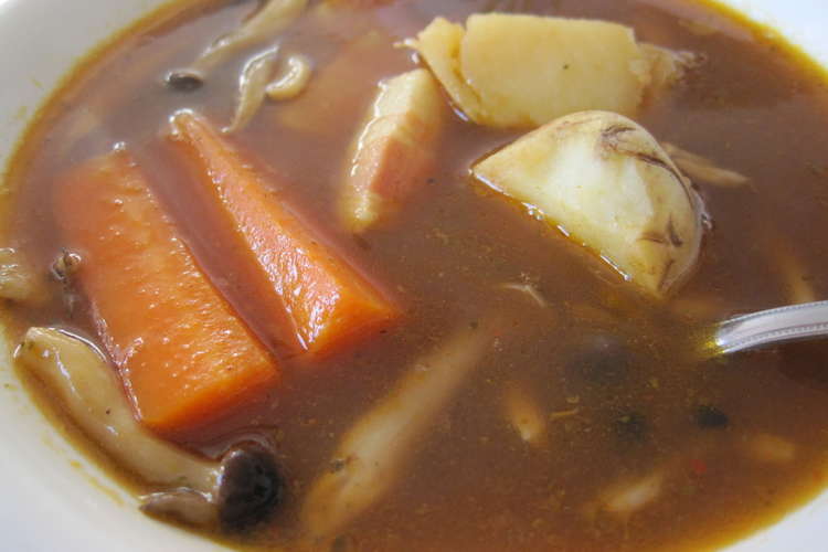 カレールーで簡単スープカレー レシピ 作り方 By Yumirope クックパッド 簡単おいしいみんなのレシピが364万品