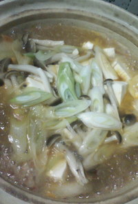 アサリと冬瓜の土鍋キムチスープ