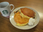 ハワイアン風 しっとりとろけるパンケーキの写真
